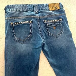 GUESS vintage 1981 Blue Denim Studded Jeans